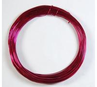 celloexpress Aluminium Craft Wire - 0.8mm x 20m (Diameter x Length) - Aluminium Wire 20 Guage (Wine Red)