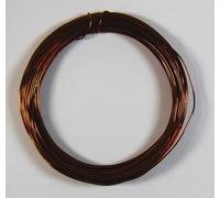 celloexpress Aluminium Craft Wire - 1mm x 20m (Diameter x Length) - Aluminium Wire 18 Guage (Chestnut Brown)
