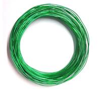 celloexpress Aluminium Craft Wire - 1mm x 20m (Diameter x Length) - Aluminium Wire 18 Guage (Green)
