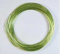 celloexpress Aluminium Craft Wire - 2.5mm x 5m (Diameter x Length) - Aluminium Wire 10 Guage (Yellow Green)