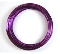 celloexpress Aluminium Craft Wire - 2mm x 10m (Diameter x Length) - Aluminium Wire 12 Guage (Purple)