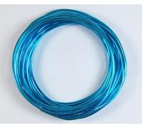celloexpress Aluminium Craft Wire - 2mm x 5m (Diameter x Length) - Aluminium Wire 12 Guage (Deep Sky Blue)