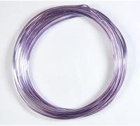 celloexpress Aluminium Craft Wire - 2mm x 5m (Diameter x Length) - Aluminium Wire 12 Guage (Lavender)