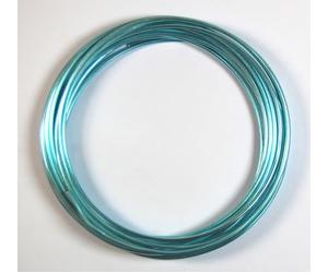 celloexpress Aluminium Craft Wire - 2mm x 5m (Diameter x Length) - Aluminium Wire 12 Guage (Light Steel Blue)