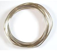 celloexpress Aluminium Craft Wire - 2mm x 5m (Diameter x Length) - Aluminium Wire 12 Guage (Pale Gold)