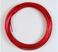 celloexpress Aluminium Craft Wire - 2mm x 5m (Diameter x Length) - Aluminium Wire 12 Guage (Red