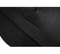 celloexpress Black 25mm Polypropylene Webbing - 1m (100cm) - Strap Tape Bag Tote Handle
