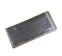 celloexpress Chocolate Bar - 86mm x 160mm + 30mm Self Seal Flap - Cellophane Display Bags 30 Micron - Small Cello - Pack of 250