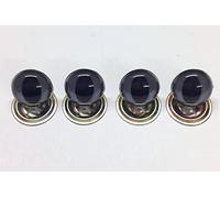 celloexpress Crystal Cats Eyes with Metal Backs - 24mm - Safety Eyes for Soft Toys or Teddy Bears (Pack of 2 Pairs, Grey Cats Eyes)