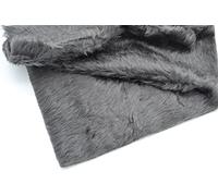 celloexpress Dark Grey Fun Fur - 15mm Pile Teddy Bear & Soft Toy Making Faux Animal Fabric (1/2m - 50cm x 150cm)