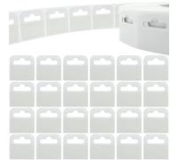 celloexpress Euro Slot 50mm x 50mm HD Self Adhesive Hang Tabs - Display Hanging Sticky Tab Retail Point of Sale (Pack of 100)