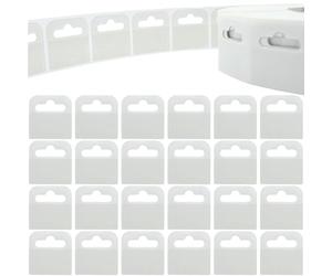 celloexpress Euro Slot 50mm x 50mm HD Self Adhesive Hang Tabs - Display Hanging Sticky Tab Retail Point of Sale (Pack of 500)
