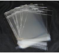 celloexpress EUROSLOT Bookmark - 65mm x 220mm Plus 30mm Header with Euroslot - 40 Micron Cellophane Clear Display Bags Self Seal - Small Cello - Pack of 100