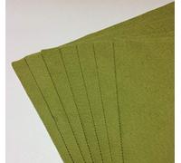 celloexpress Felt Sheets for Crafting and Soft Toy Making 100% Acrylic Craft Felt 9" Squares (Sage Green, 20 Sheets)