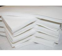 celloexpress Felt Sheets for Crafting and Soft Toy Making 100% Acrylic Craft Felt 9" Squares (White, 5 Sheets)