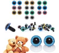 celloexpress Glitter Eyes - Screw Type (10mm, Mixed,10 Pairs)