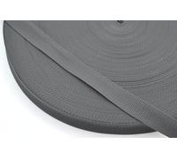 celloexpress Grey 25mm Polypropylene Webbing - 0.5m (50cm) - Strap Tape Bag Tote Handle