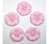 celloexpress Large Clown Flower Buttons - 63mm - Fancy Dress Sewing Daisy (Light Pink, Pack of 2)