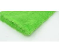 celloexpress Lime Green Fun Fur - 15mm Pile Teddy Bear & Soft Toy Making Faux Animal Fabric (1m - 100cm x 150cm)