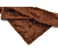 celloexpress Malt Brown Fun Fur - 15mm Pile Teddy Bear & Soft Toy Making Faux Animal Fabric (1/2m - 50cm x 150cm)