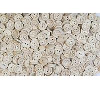 celloexpress Natural Wooden Buttons with Patterns & Quotes - Sewing Crafting Decorative Prints Crafts - 15mm How Cute are You? (Pack of 10)