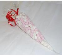 celloexpress Pack of 10 - Extra Large Clear Party Bags - Cone Cellophane Display Bags with Free Twist Ties - 45 Micron - 18" x 10"