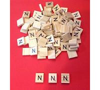 celloexpress Pack of 10 - N’s Scrabble Tiles - Same Letters Bags - 18.1mm x 20mm x 5.2mm For Crafting and Scrapbooking