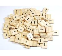 celloexpress Pack of 10 - Pack of I's - Same Letter Tiles Without Number Value - 18.1mm x 20mm x 5.2mm For Crafting and Scrapbooking