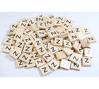 celloexpress Pack of 10 - Pack of Z's - Same Letter Tiles Without Number Value - 18.1mm x 20mm x 5.2mm For Crafting and Scrapbooking