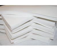 celloexpress Pack of 20 Sheets - 6" WHITE - 100% Acrylic Craft Felt 6" x 6" Squares for Crafting, and Soft Toy Making