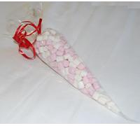 celloexpress Pack of 25 - Extra Large Clear Party Bags - Cone Cellophane Display Bags with Free Twist Ties - 45 Micron - 18" x 10"