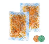 celloexpress Pack of 4 25g Self Indicating Silica Gel Desiccant Sachets - Orange Absorb Anti Moisture Damp - Total Gel Weight 100g (SI 25g, 4)