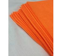 celloexpress Pack of 5 Sheets - 6" Super Bright Orange - 100% Acrylic Craft Felt 6" x 6" Squares for Crafting, and Soft Toy Making