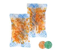 celloexpress Pack of 50 10g Self Indicating Silica Gel Desiccant Sachets - Orange Absorb Anti Moisture Damp - Total Gel Weight 500g (SI 10g, 50)