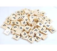 celloexpress Pack of 50 - Pack of P's - Same Letter Tiles Without Number Value - 18.1mm x 20mm x 5.2mm For Crafting and Scrapbooking