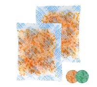 celloexpress Pack of 8 50g Self Indicating Silica Gel Desiccant Sachets - Orange Absorb Anti Moisture Damp - Total Gel Weight 400g (SI 50g, 8)