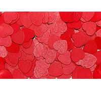 celloexpress Packs of 50-18mm Wooden Love Hearts - Red