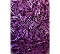 celloexpress Purple 25mm Mini Wooden Craft Pegs - Scrapbooking, Display Photos & Keepsakes (Pack of 250)