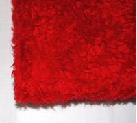 celloexpress Red Curly Fur - 15mm Pile Teddy Bear & Soft Toy Making Faux Animal Fabric (1/8m - 50cm x 37cm)