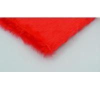 celloexpress Red Fun Fur - 15mm Pile Teddy Bear & Soft Toy Making Faux Animal Fabric (1/8m - 50cm x 37cm)