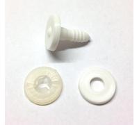 celloexpress Regular Animal Joints 25mm White - Teddy Bear & Soft Toy Making Limbs and Head Joints - Pack of 1