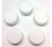 celloexpress Round Flat Rattles 1.2cm x 2.7cm / 12mm x 27mm - Teddy Bear & Soft Toy Making Replacement Rattlers - Pack of 5