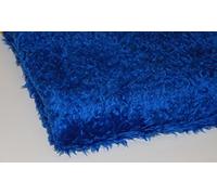 celloexpress Royal Blue Curly Fur - 15mm Pile Teddy Bear & Soft Toy Making Faux Animal Fabric (1m - 100cm x 150cm)