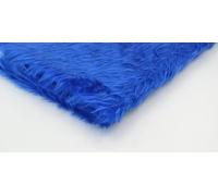 celloexpress Royal Blue Fun Fur - 15mm Pile Teddy Bear & Soft Toy Making Faux Animal Fabric (1/8m - 50cm x 37cm)