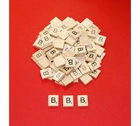 celloexpress Scrabble Tiles Same Letters - 18.1mm x 20mm x 5.2mm Wooden Tiles For Crafting and Scrapbooking - B Scrabble Tiles - Pack of 20