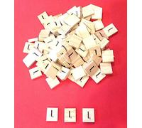 celloexpress Scrabble Tiles Same Letters - 18.1mm x 20mm x 5.2mm Wooden Tiles For Crafting and Scrapbooking - I Scrabble Tiles - Pack of 20