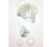 celloexpress Slim Animal Joints 15mm White - Teddy Bear & Soft Toy Making Limbs and Head Joints - Pack of 5