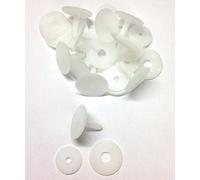 celloexpress Slim Animal Joints 30mm White - Teddy Bear & Soft Toy Making Limbs and Head Joints - Pack of 10