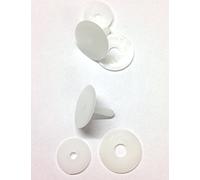 celloexpress Slim Animal Joints 30mm White - Teddy Bear & Soft Toy Making Limbs and Head Joints - Pack of 2