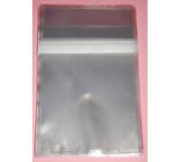 celloexpress Tape on Bag A4-220mm x 297mm + 30mm Self Seal Flap - Cellophane Artist Display Bags 40 Micron - Medium Cello Size - Pack of 100